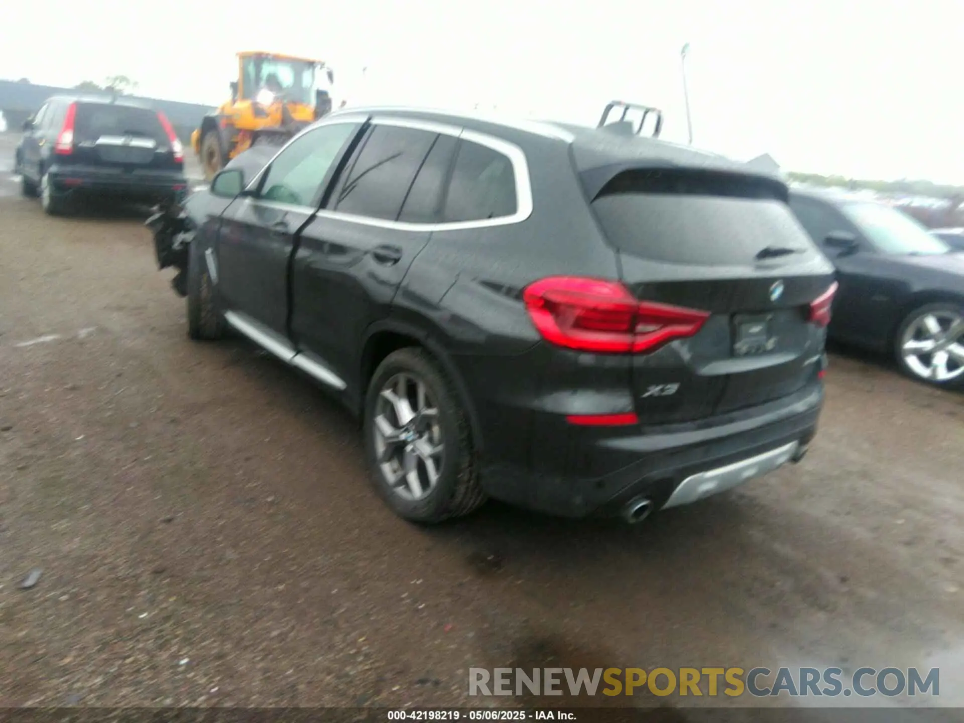 3 fotografías del automóvil dañado 5UXTY5C02M9D79732 BMW X3 2021