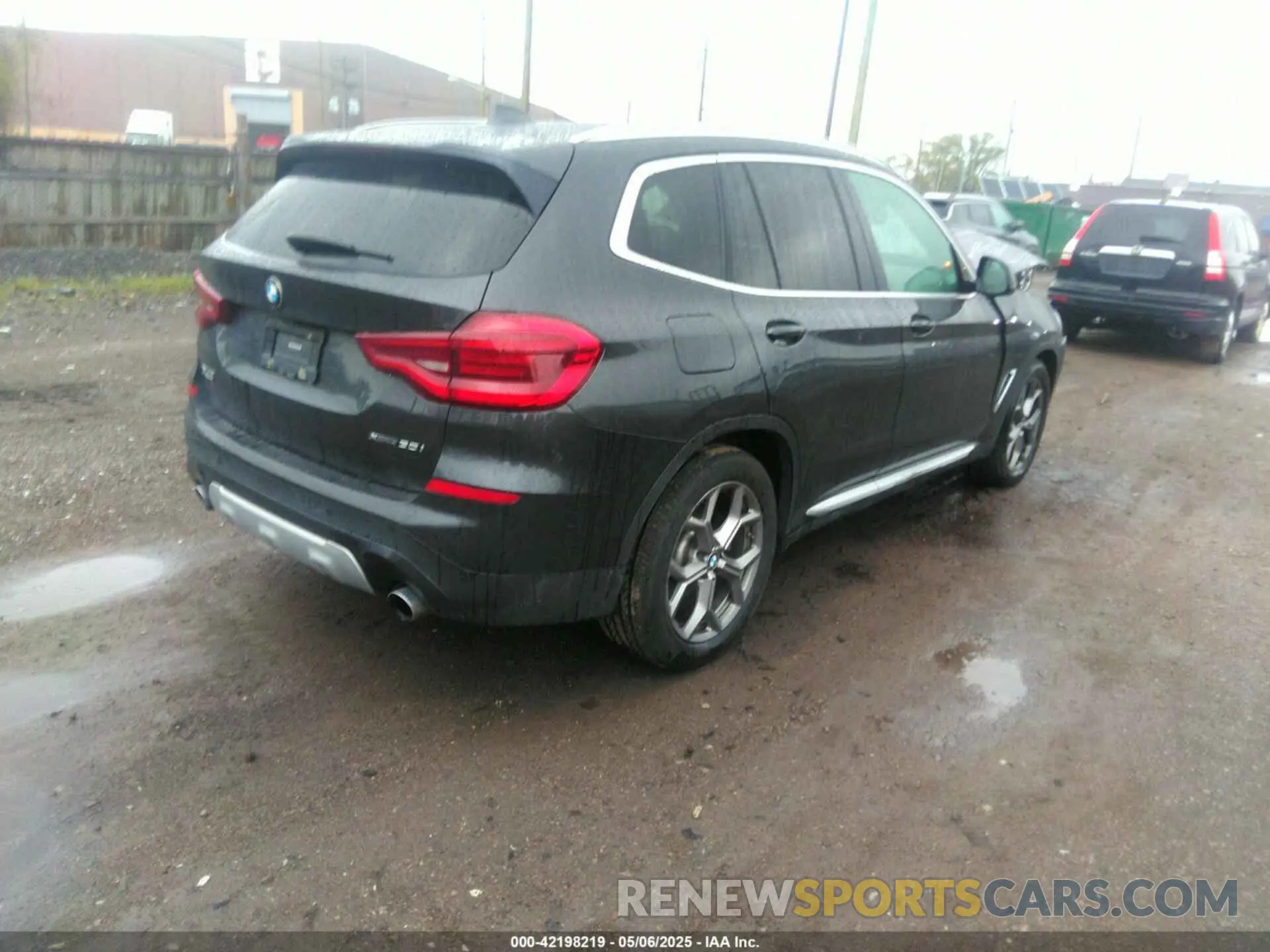 4 fotografías del automóvil dañado 5UXTY5C02M9D79732 BMW X3 2021