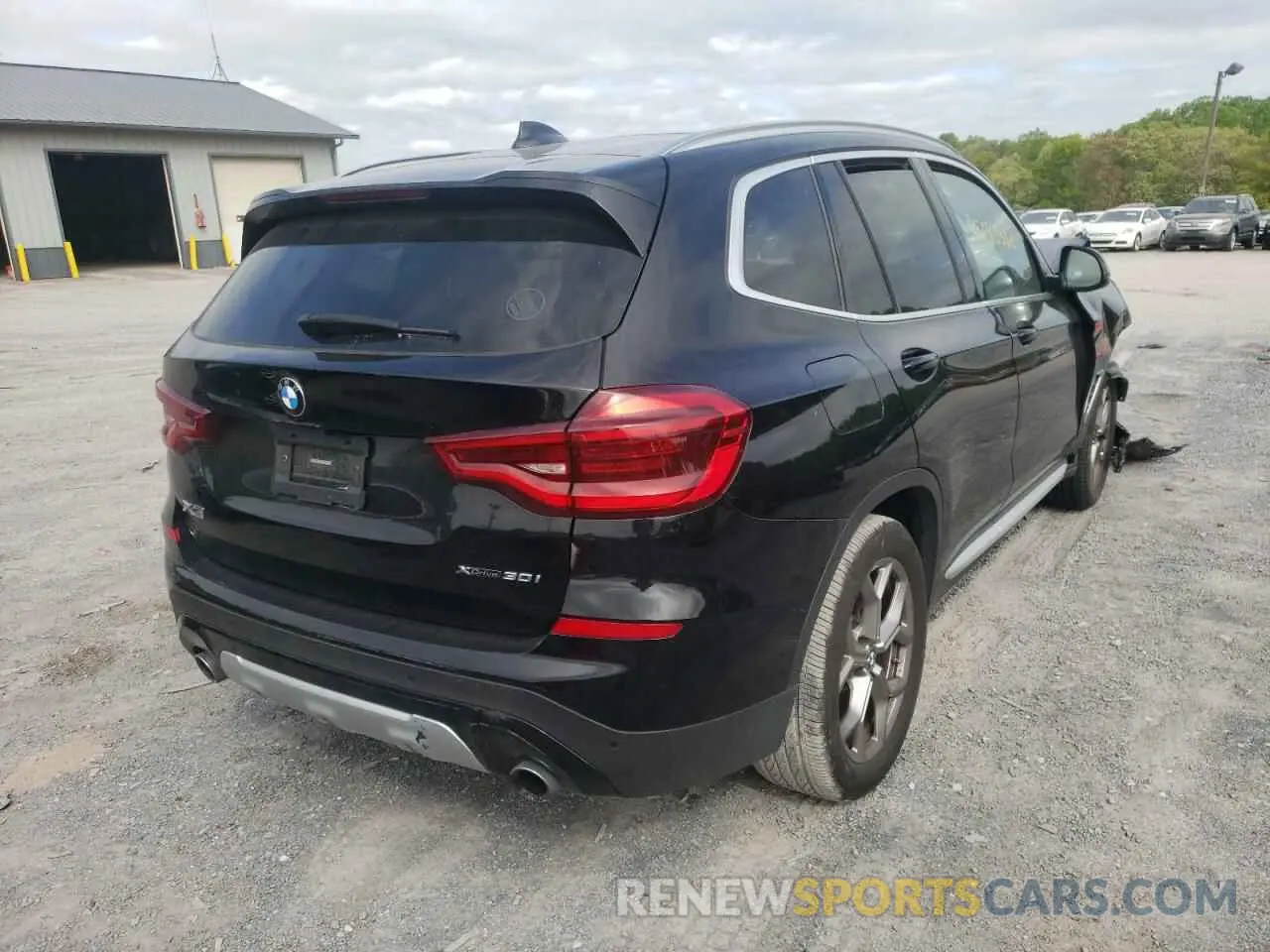 4 fotografías del automóvil dañado 5UXTY5C02M9E56549 BMW X3 2021
