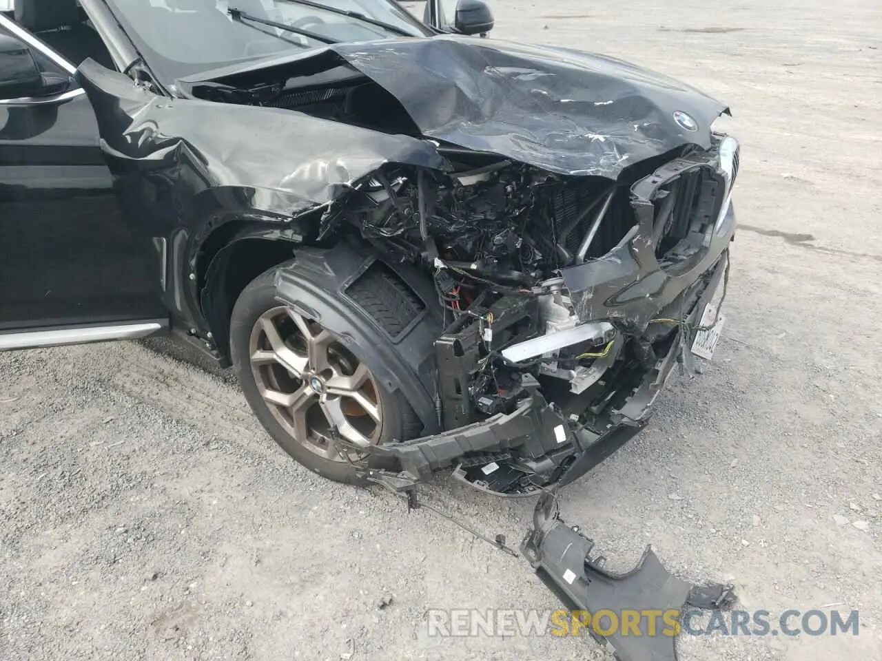 9 fotografías del automóvil dañado 5UXTY5C02M9E56549 BMW X3 2021