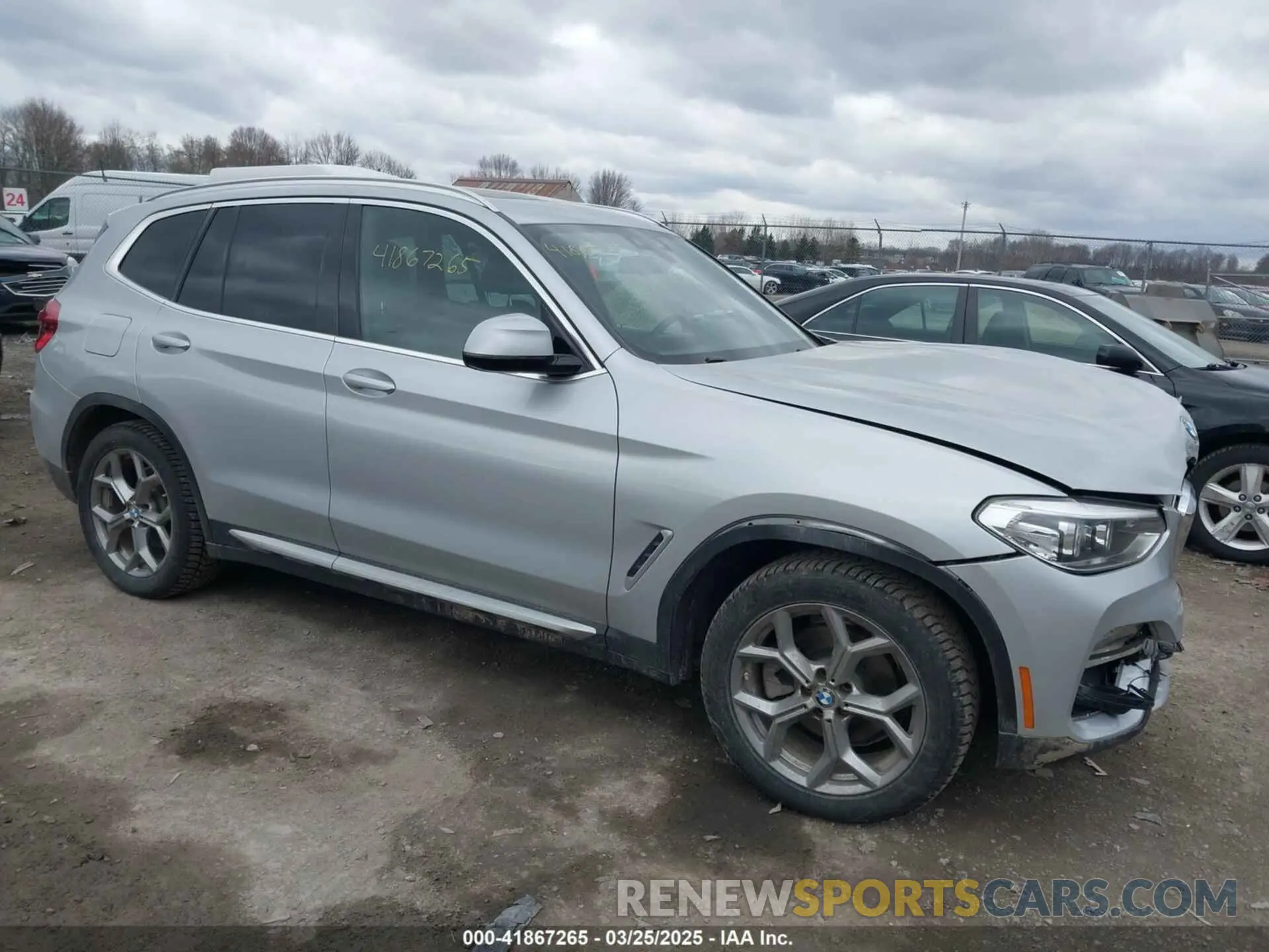 1 fotografías del automóvil dañado 5UXTY5C02M9F46381 BMW X3 2021