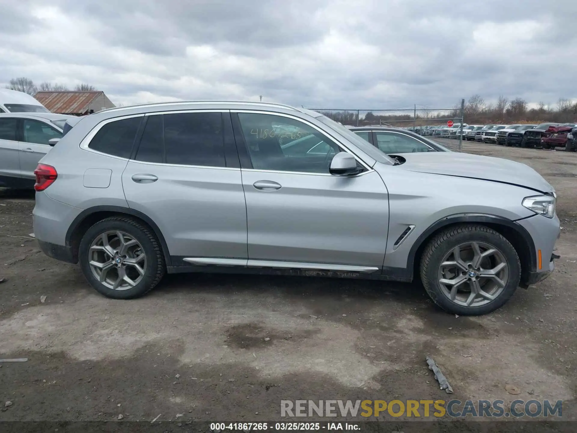 13 fotografías del automóvil dañado 5UXTY5C02M9F46381 BMW X3 2021