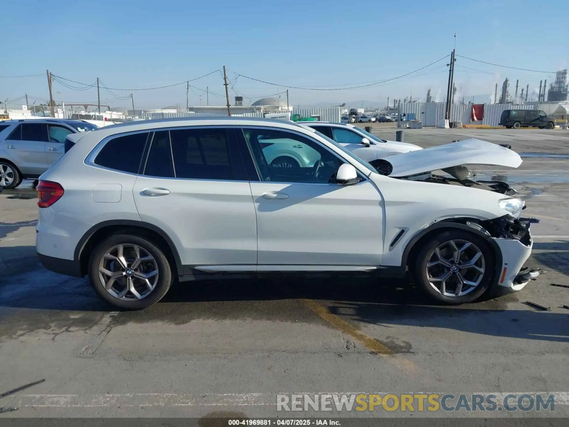 13 fotografías del automóvil dañado 5UXTY5C02M9G99794 BMW X3 2021