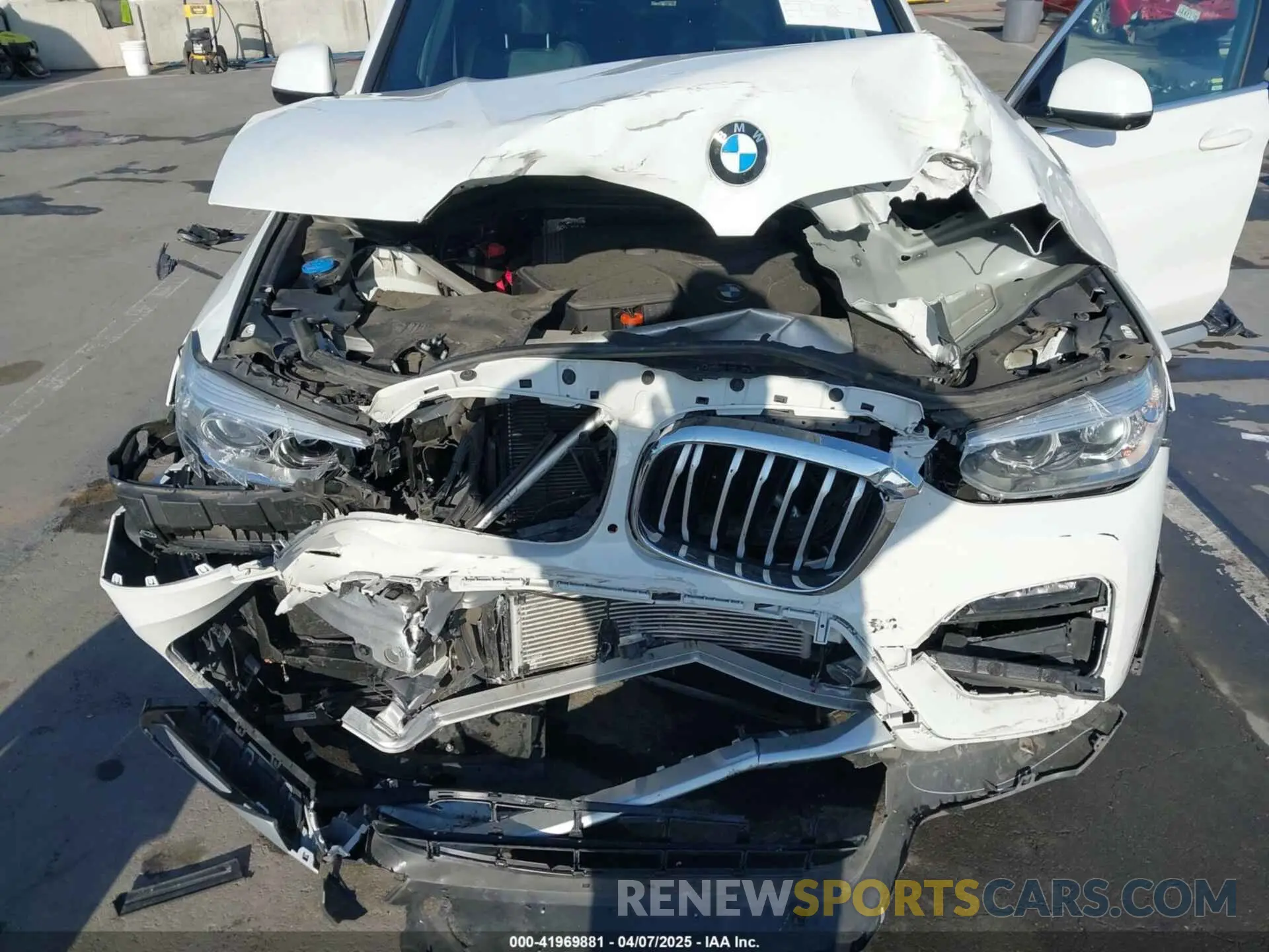 6 fotografías del automóvil dañado 5UXTY5C02M9G99794 BMW X3 2021