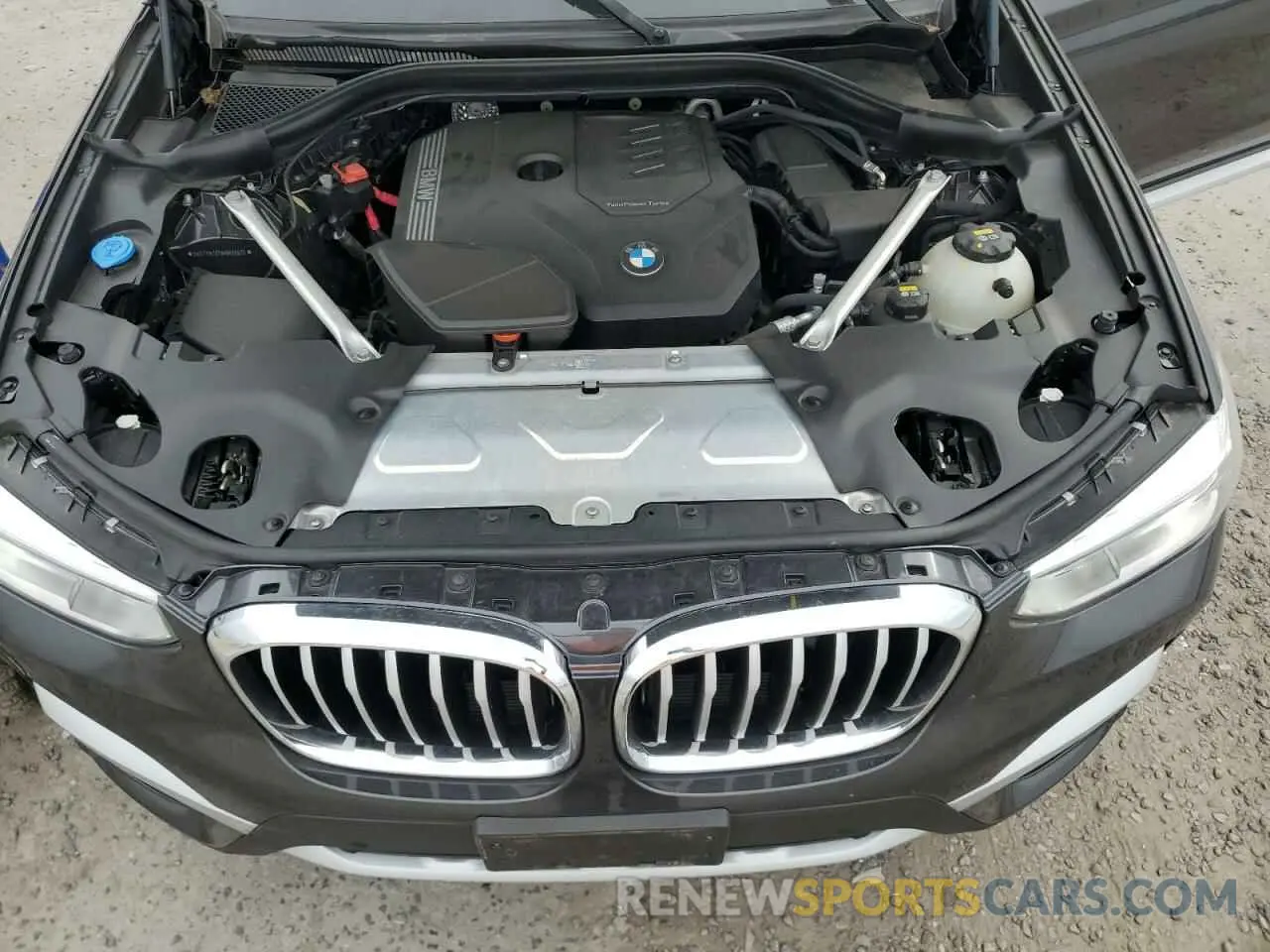 12 fotografías del automóvil dañado 5UXTY5C02M9H30624 BMW X3 2021