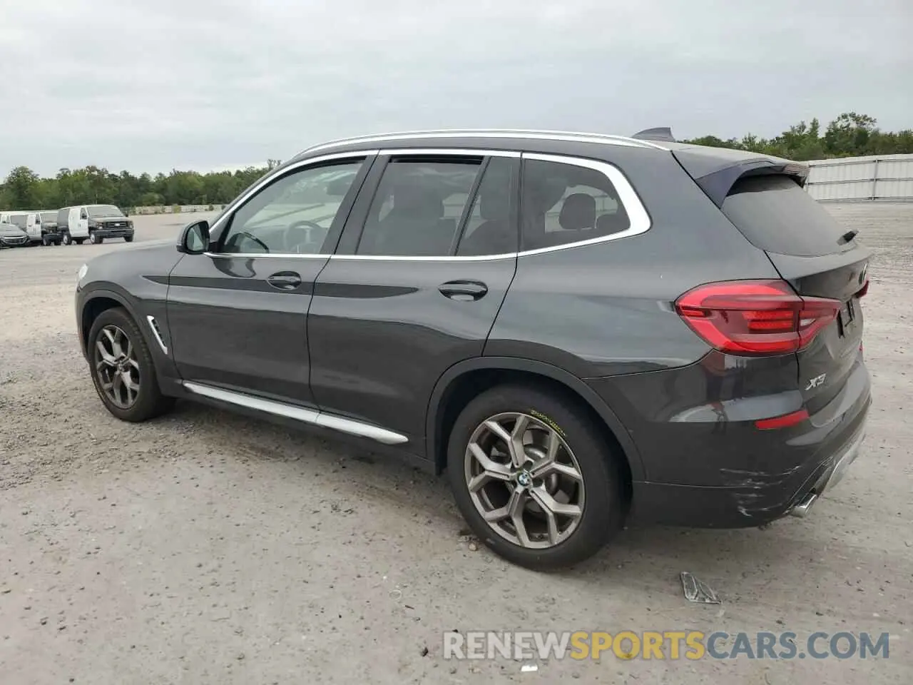 2 fotografías del automóvil dañado 5UXTY5C02M9H30624 BMW X3 2021