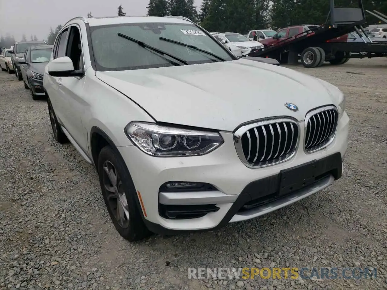 1 fotografías del automóvil dañado 5UXTY5C02M9H84666 BMW X3 2021