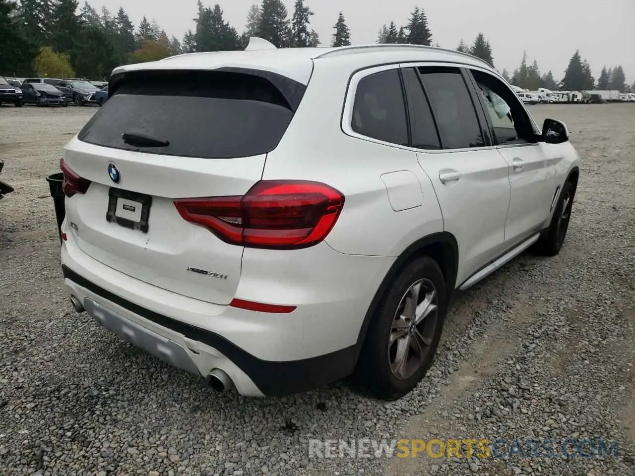 4 fotografías del automóvil dañado 5UXTY5C02M9H84666 BMW X3 2021