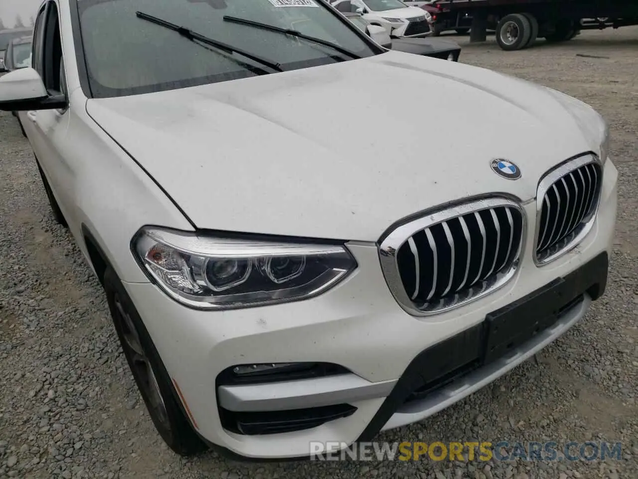 9 fotografías del automóvil dañado 5UXTY5C02M9H84666 BMW X3 2021