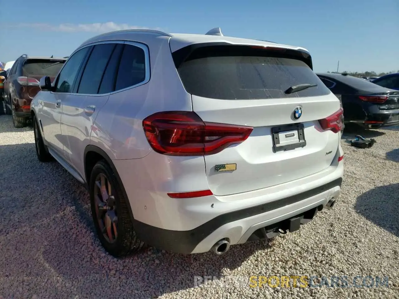 3 fotografías del automóvil dañado 5UXTY5C03M9D84647 BMW X3 2021
