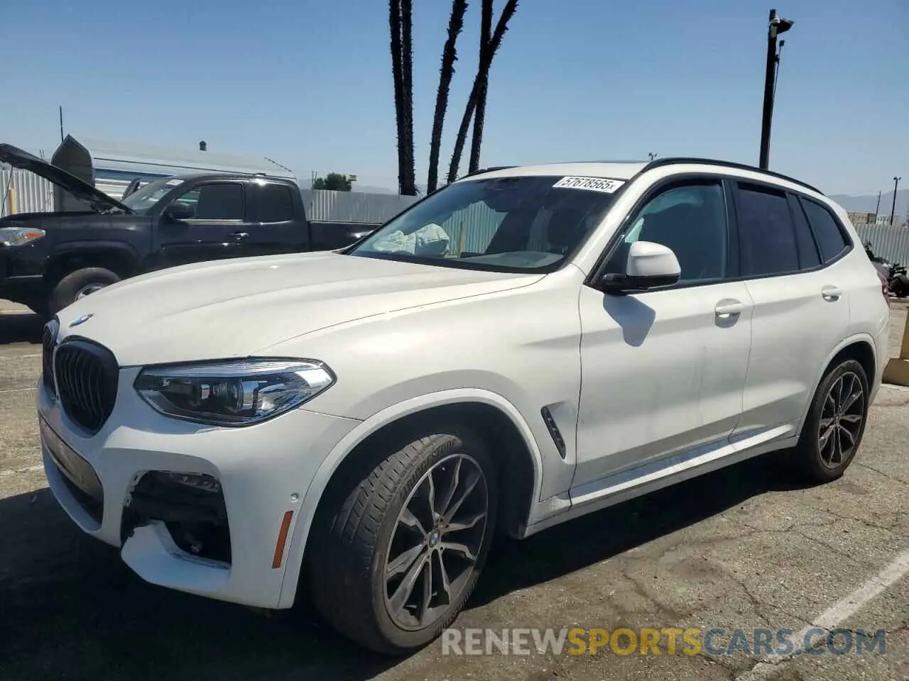 1 fotografías del automóvil dañado 5UXTY5C03M9E84599 BMW X3 2021