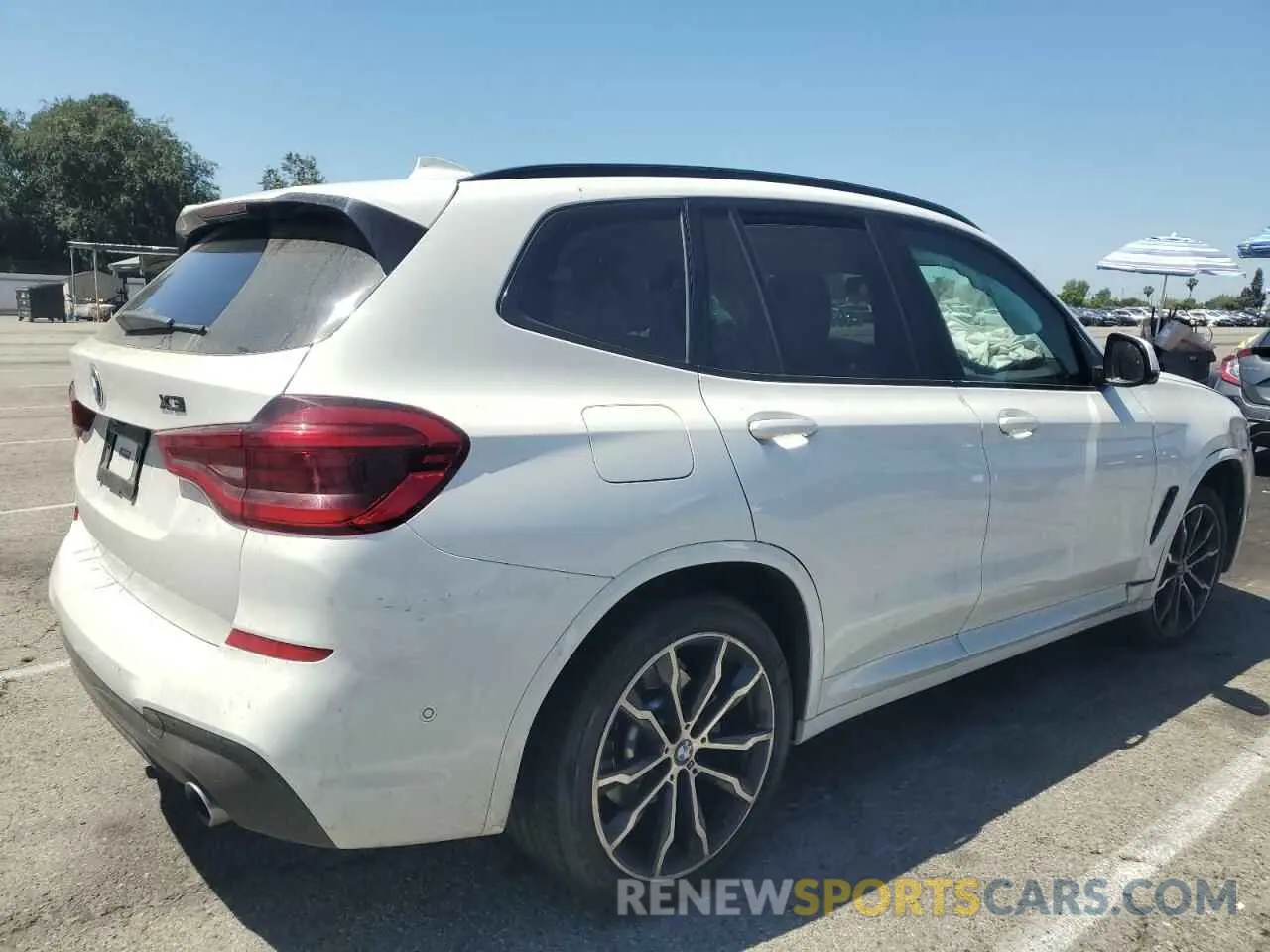 3 fotografías del automóvil dañado 5UXTY5C03M9E84599 BMW X3 2021