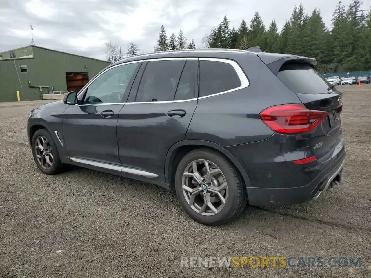 2 fotografías del automóvil dañado 5UXTY5C03M9E91245 BMW X3 2021