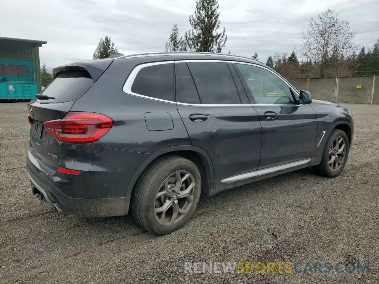 3 fotografías del automóvil dañado 5UXTY5C03M9E91245 BMW X3 2021