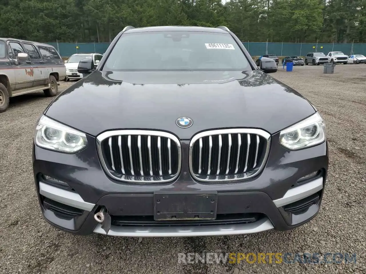 5 fotografías del automóvil dañado 5UXTY5C03M9E91245 BMW X3 2021