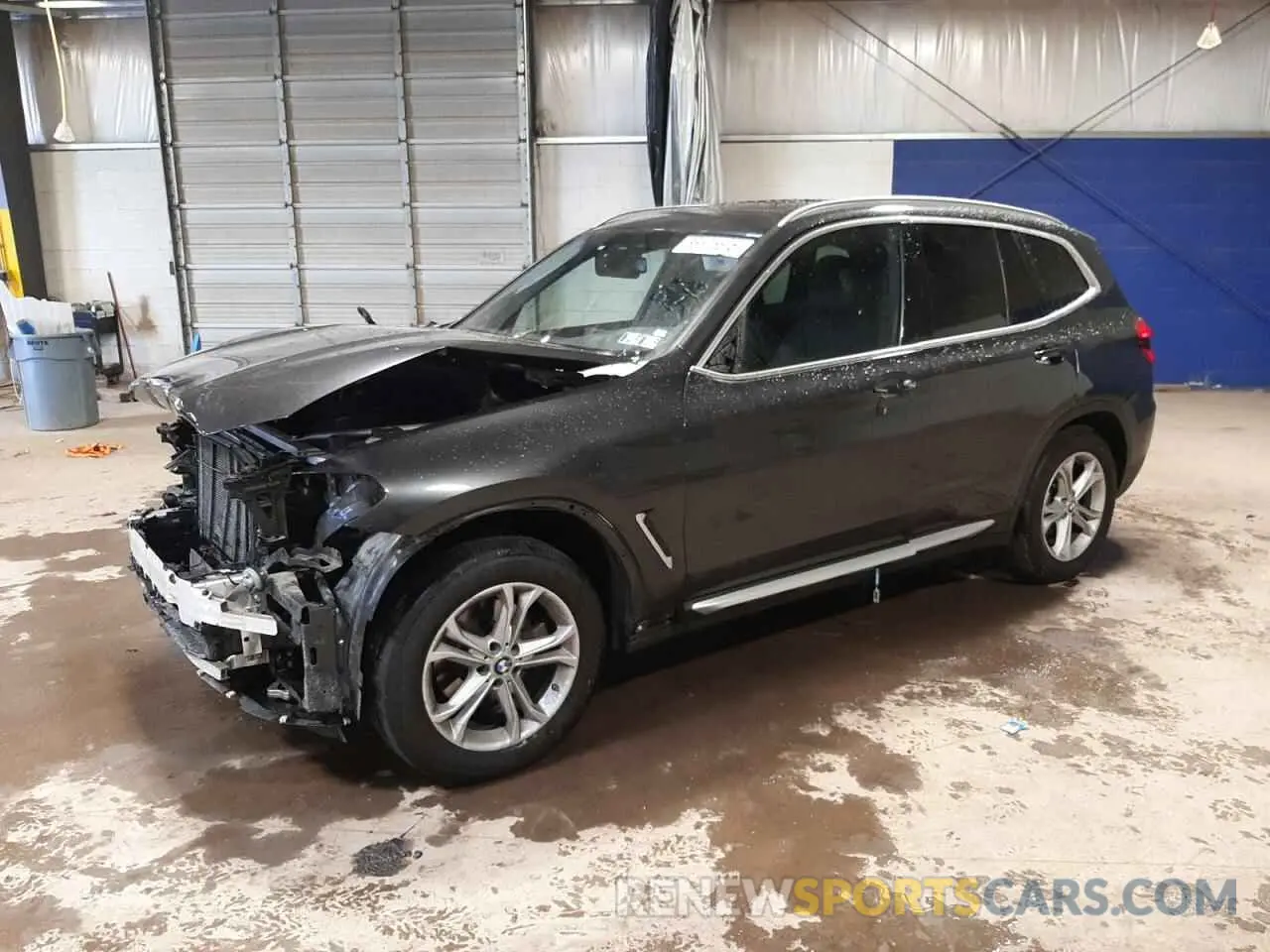1 fotografías del automóvil dañado 5UXTY5C03M9H64765 BMW X3 2021