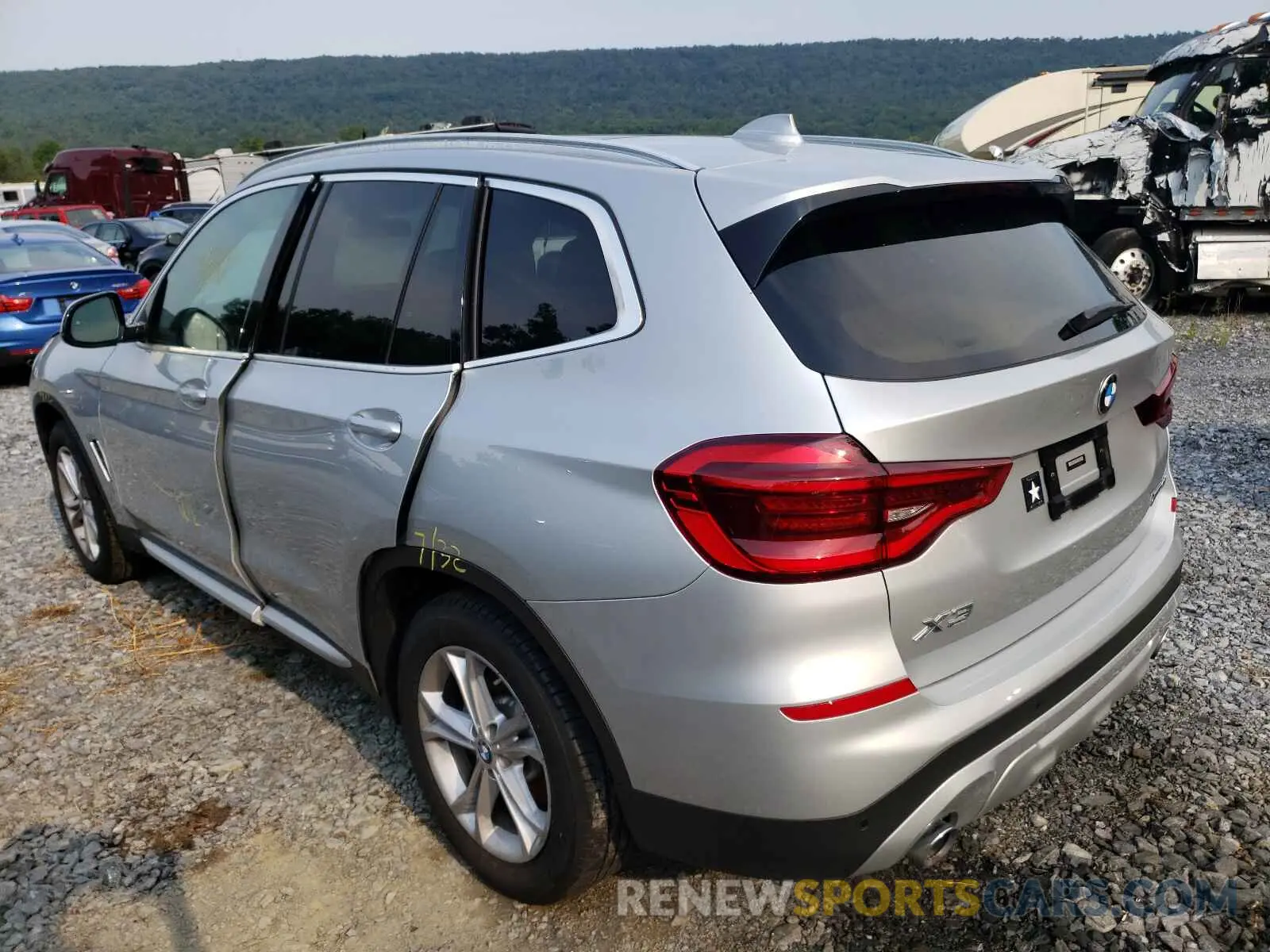 3 fotografías del automóvil dañado 5UXTY5C04M9E29689 BMW X3 2021