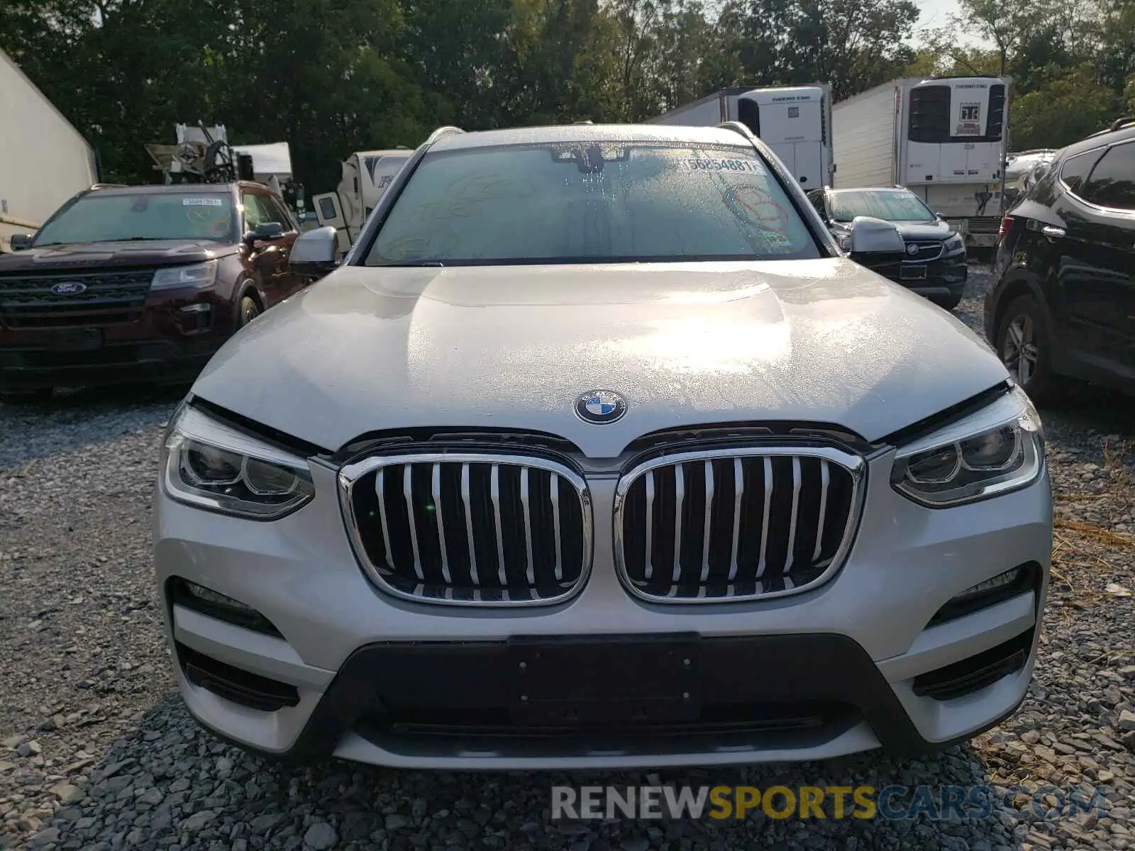 9 fotografías del automóvil dañado 5UXTY5C04M9E29689 BMW X3 2021