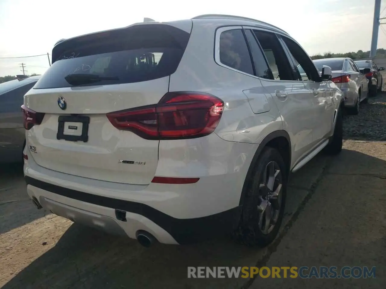 4 fotografías del automóvil dañado 5UXTY5C04M9E87351 BMW X3 2021
