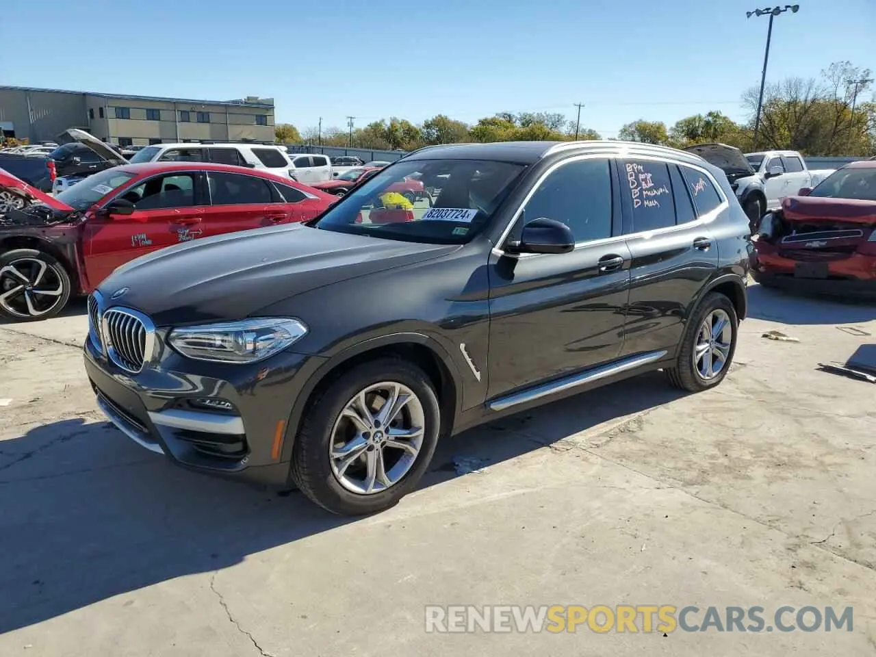 1 fotografías del automóvil dañado 5UXTY5C04M9F47760 BMW X3 2021