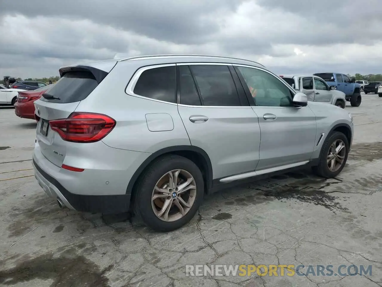 3 fotografías del automóvil dañado 5UXTY5C04M9F88079 BMW X3 2021