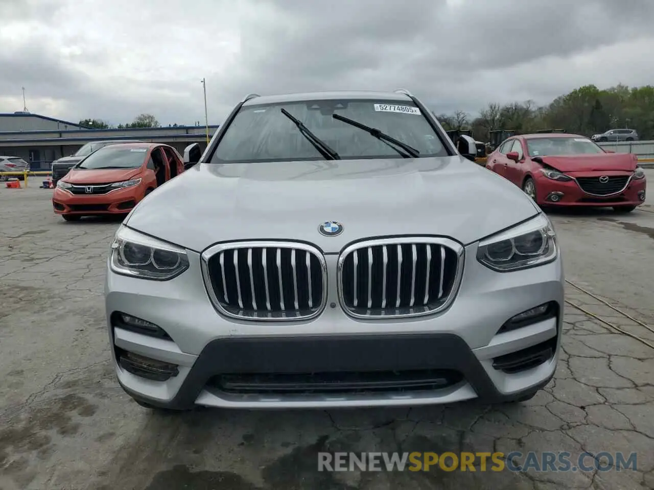 5 fotografías del automóvil dañado 5UXTY5C04M9F88079 BMW X3 2021