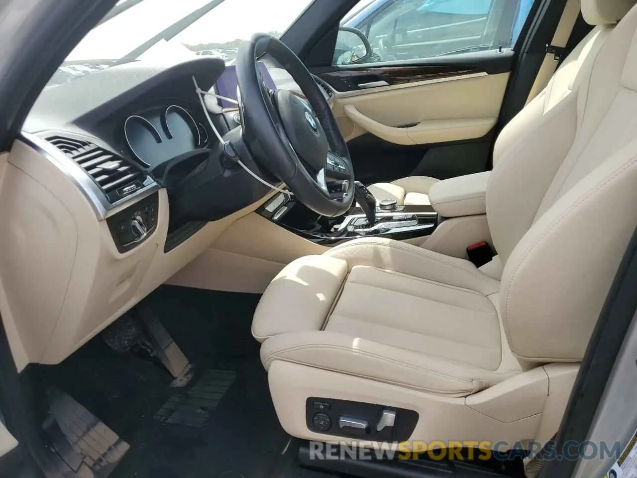 7 fotografías del automóvil dañado 5UXTY5C04M9F88079 BMW X3 2021
