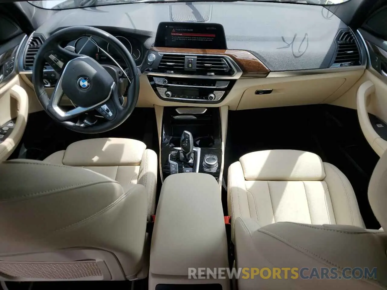 8 fotografías del automóvil dañado 5UXTY5C04M9F88079 BMW X3 2021