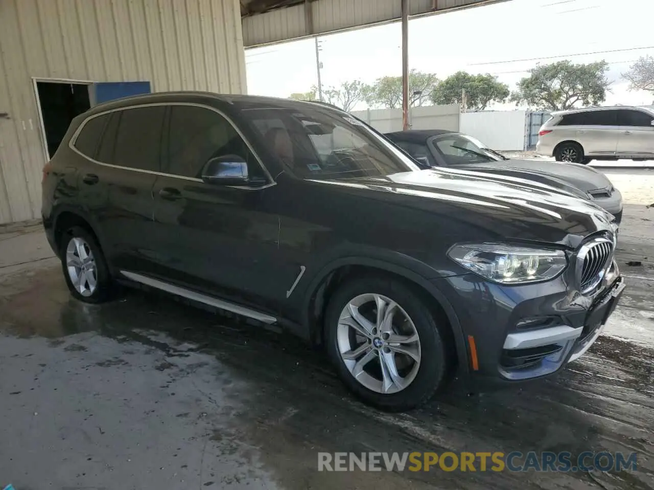 4 fotografías del automóvil dañado 5UXTY5C04M9G15247 BMW X3 2021