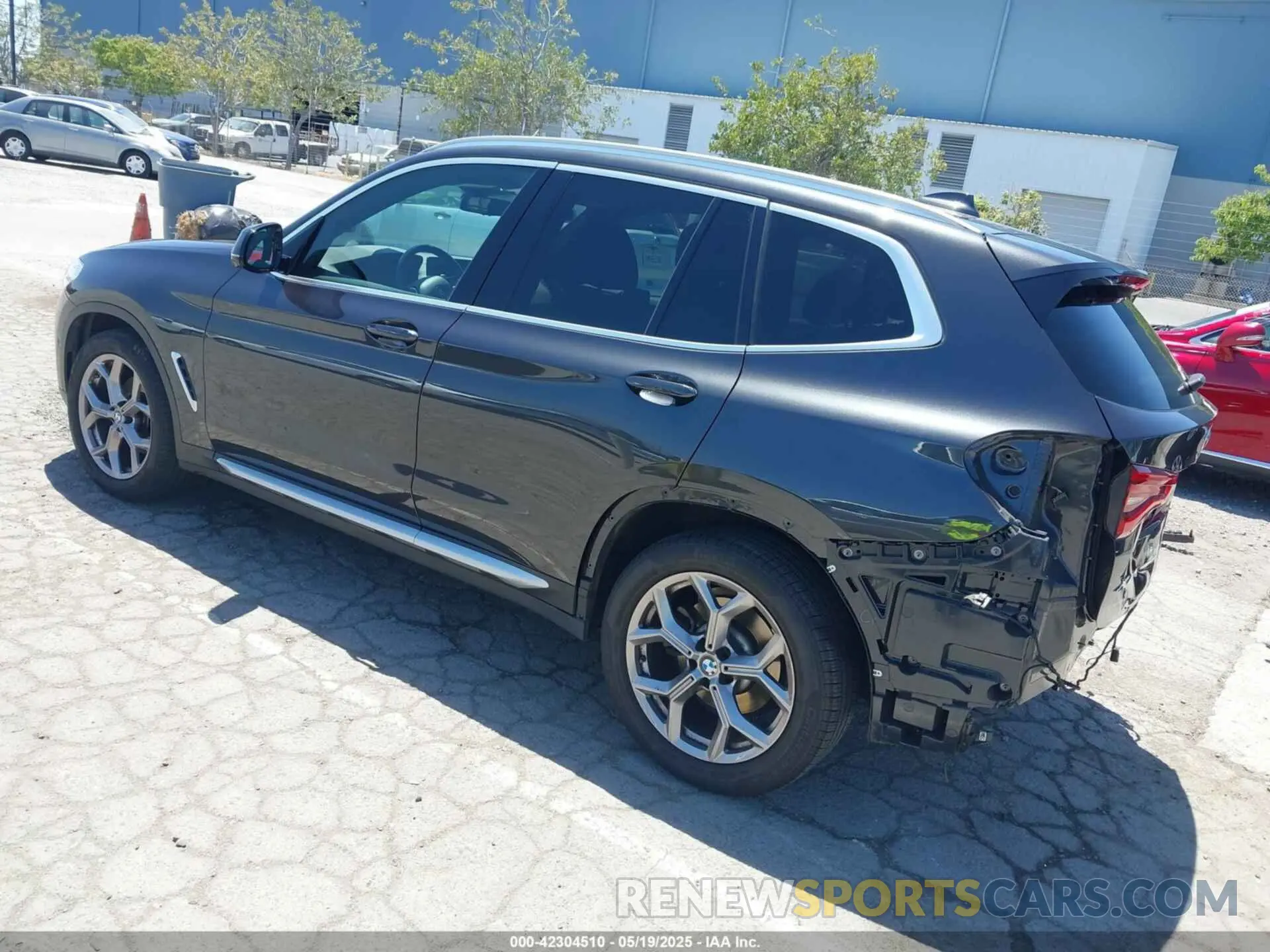 3 fotografías del automóvil dañado 5UXTY5C04M9G83791 BMW X3 2021