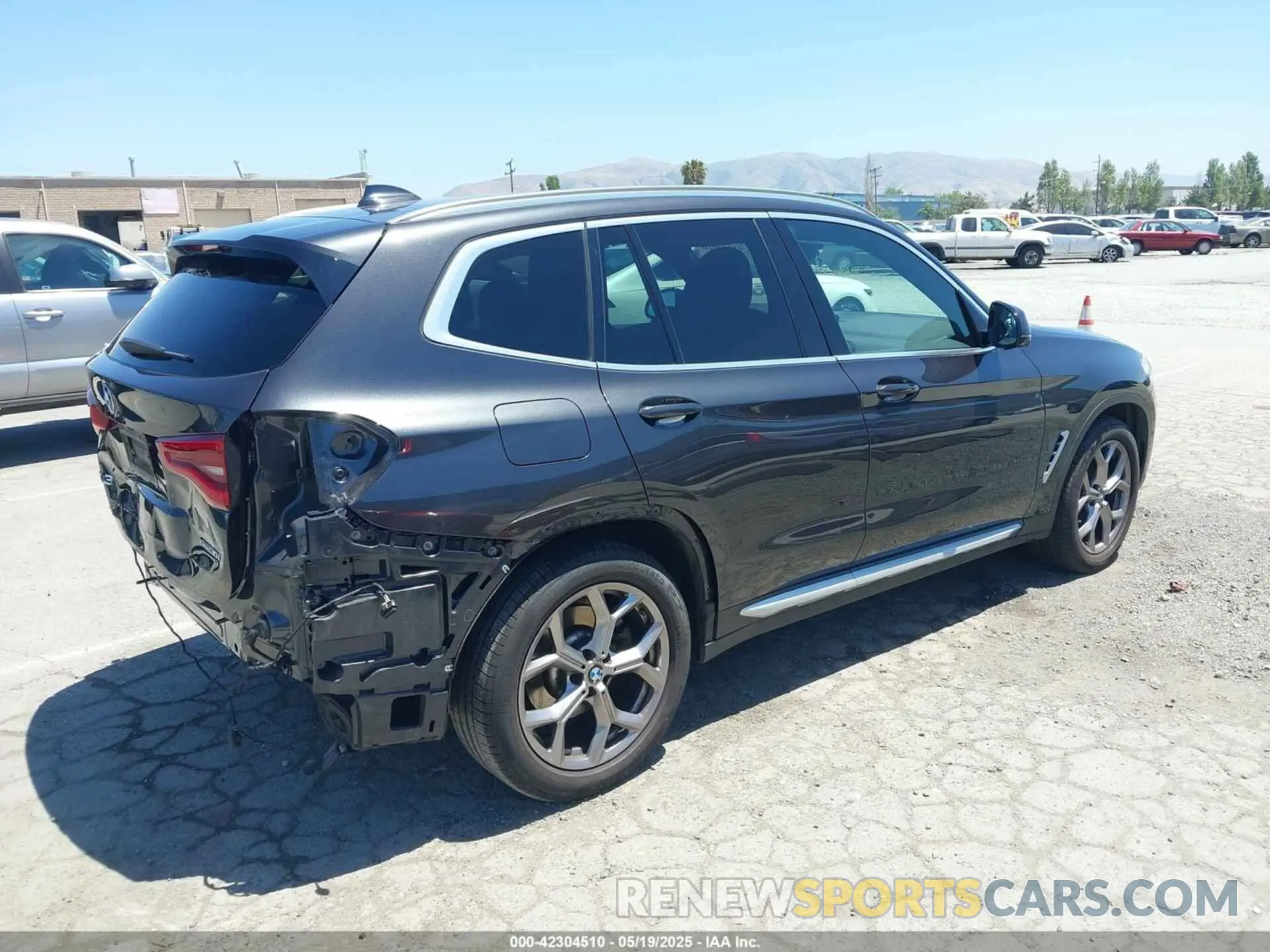 4 fotografías del automóvil dañado 5UXTY5C04M9G83791 BMW X3 2021