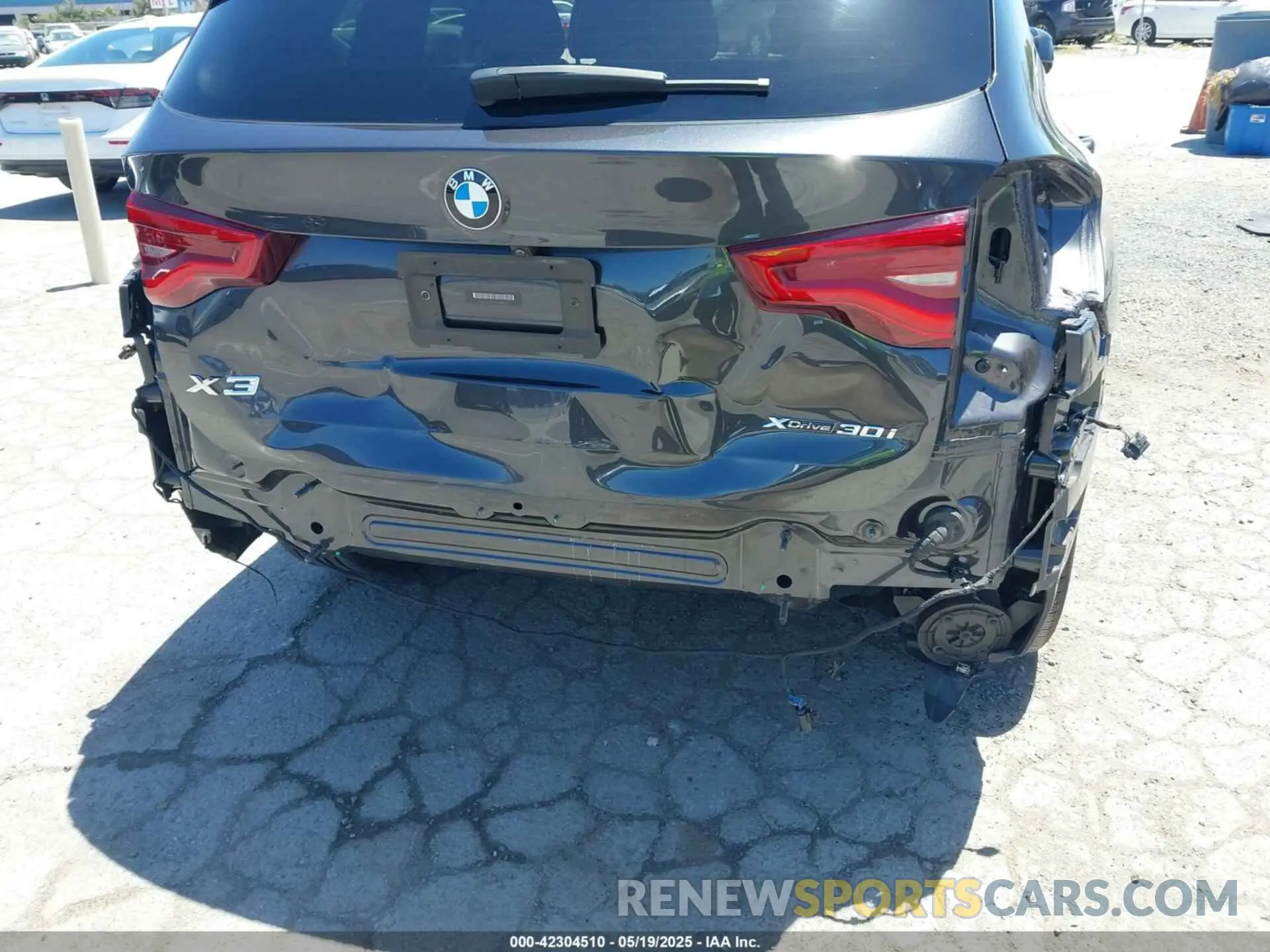 6 fotografías del automóvil dañado 5UXTY5C04M9G83791 BMW X3 2021