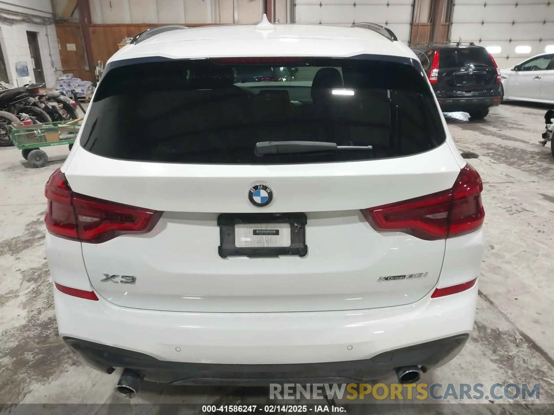 16 fotografías del automóvil dañado 5UXTY5C05M9E25232 BMW X3 2021