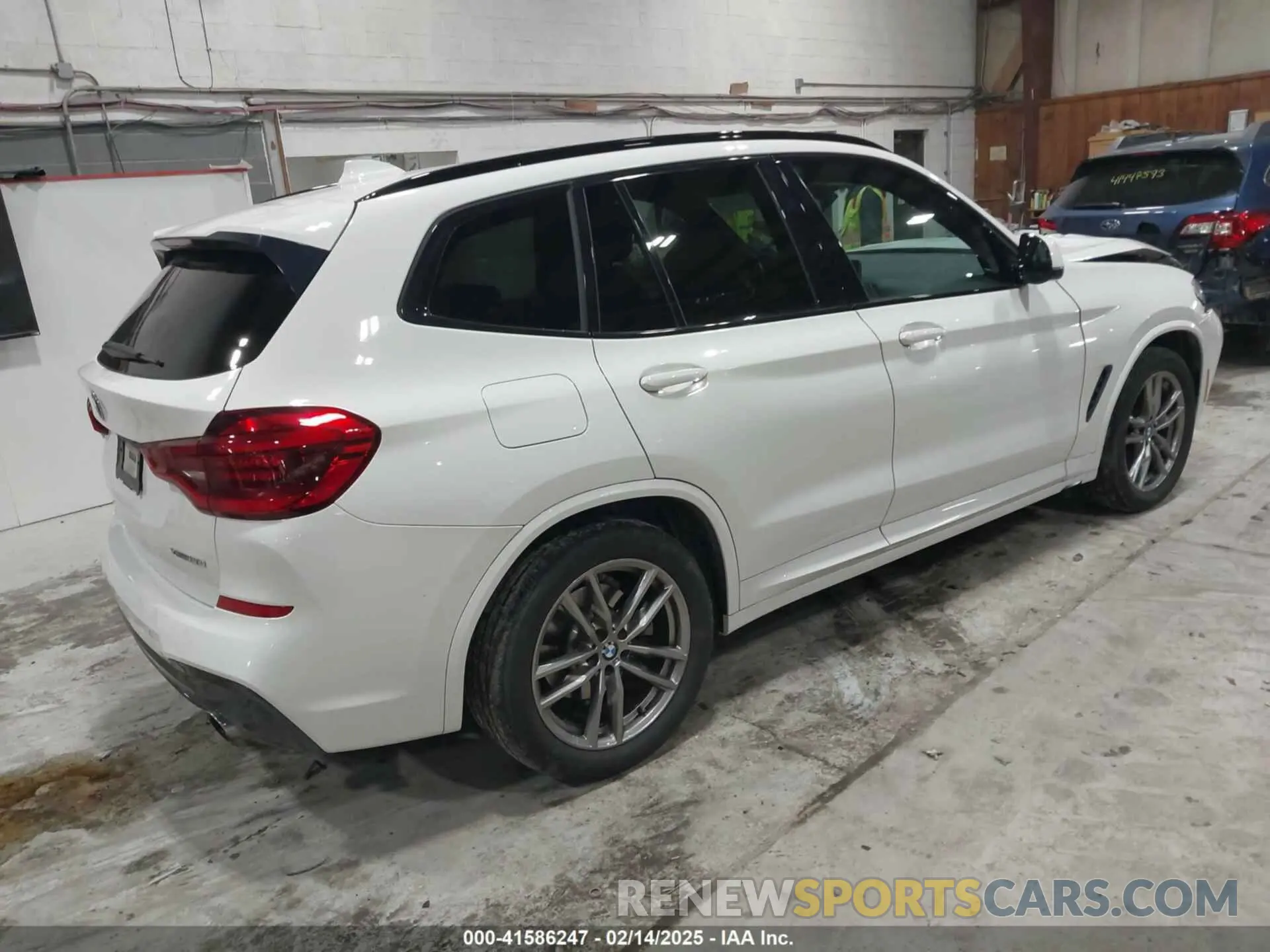 4 fotografías del automóvil dañado 5UXTY5C05M9E25232 BMW X3 2021