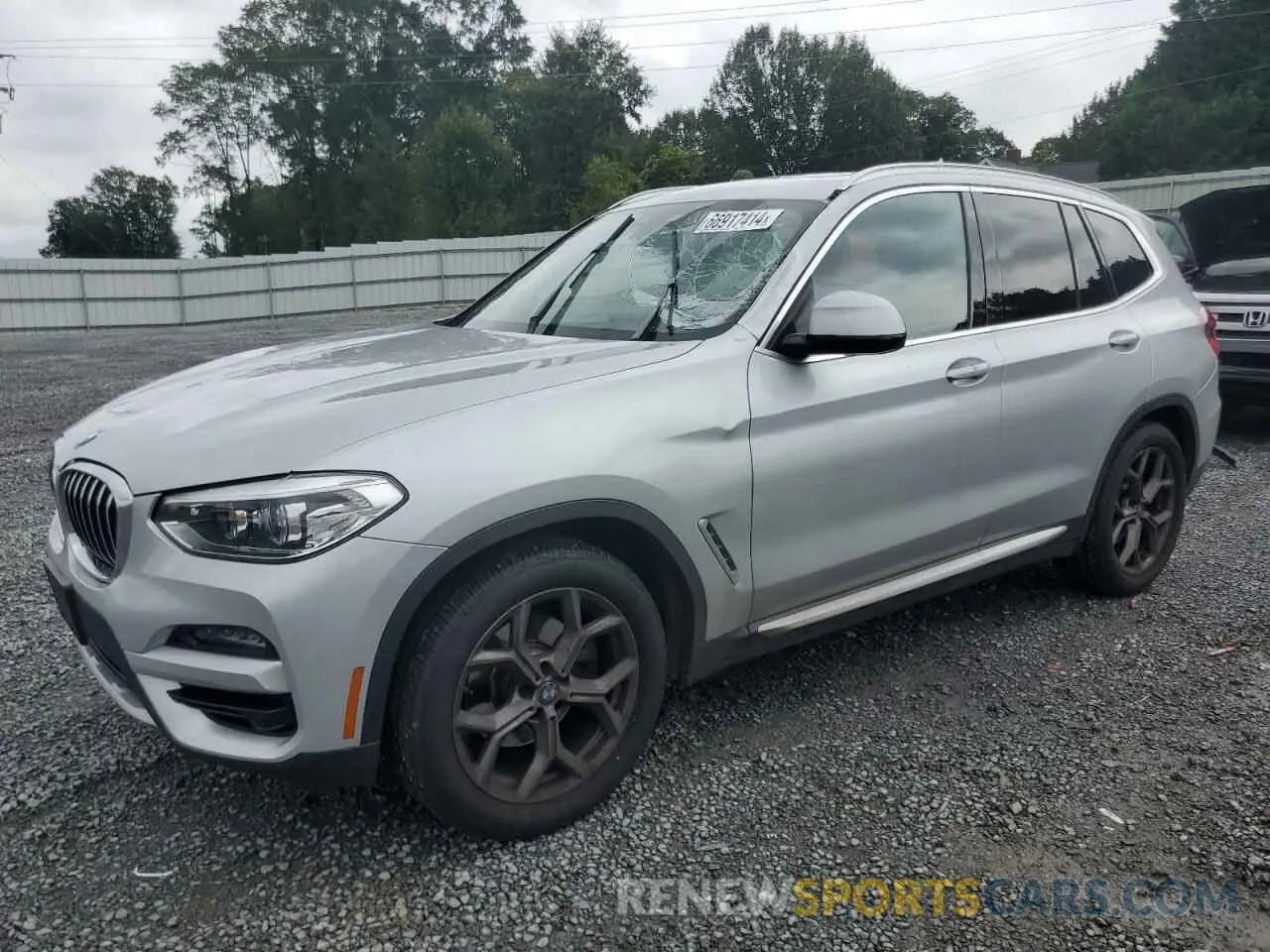 1 fotografías del automóvil dañado 5UXTY5C05M9F12659 BMW X3 2021