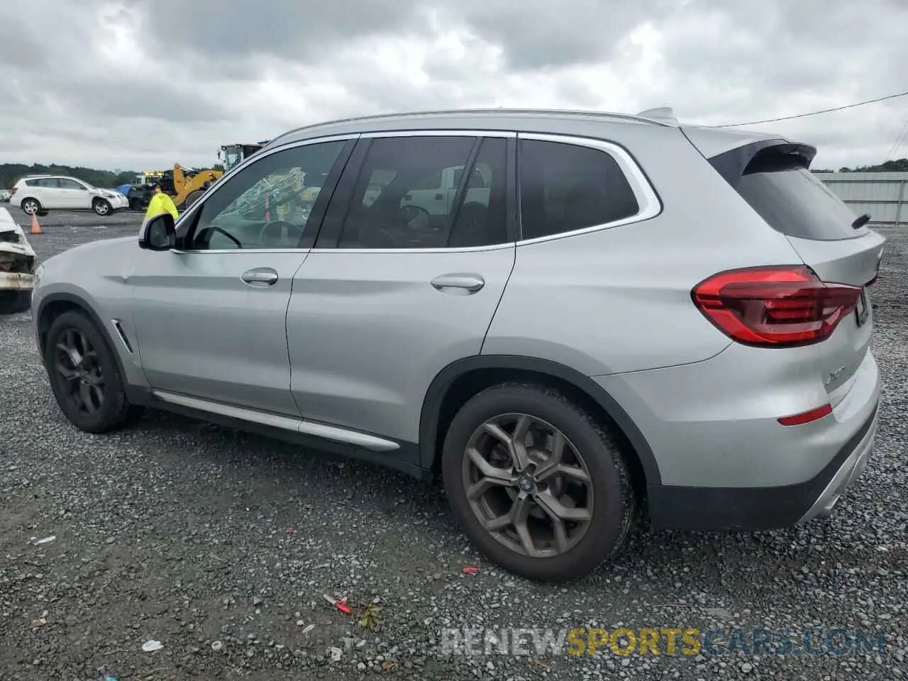 2 fotografías del automóvil dañado 5UXTY5C05M9F12659 BMW X3 2021