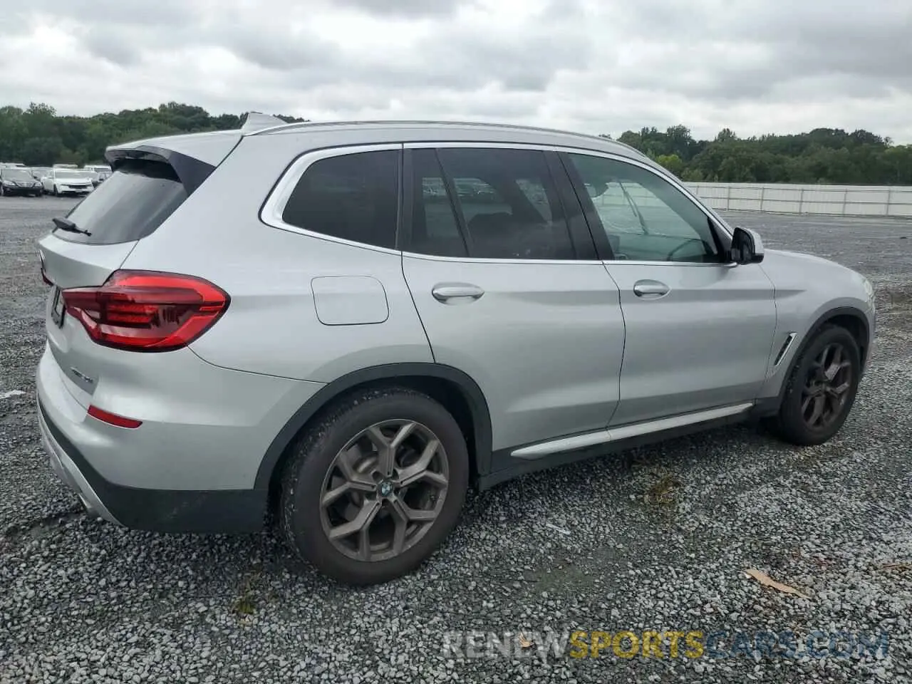 3 fotografías del automóvil dañado 5UXTY5C05M9F12659 BMW X3 2021