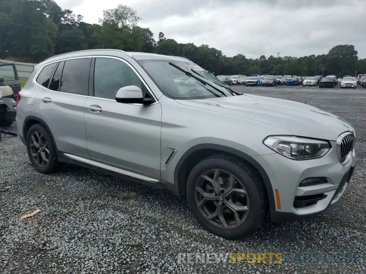 4 fotografías del automóvil dañado 5UXTY5C05M9F12659 BMW X3 2021
