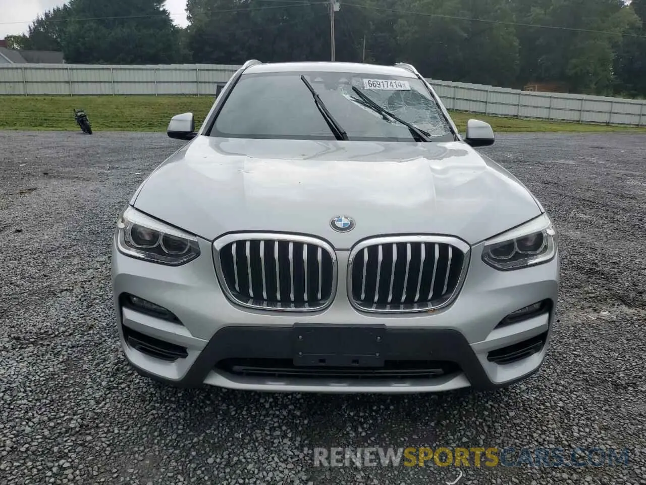 5 fotografías del automóvil dañado 5UXTY5C05M9F12659 BMW X3 2021