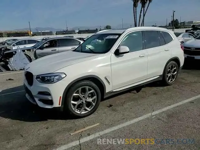 11 fotografías del automóvil dañado 5UXTY5C05M9F57732 BMW X3 2021