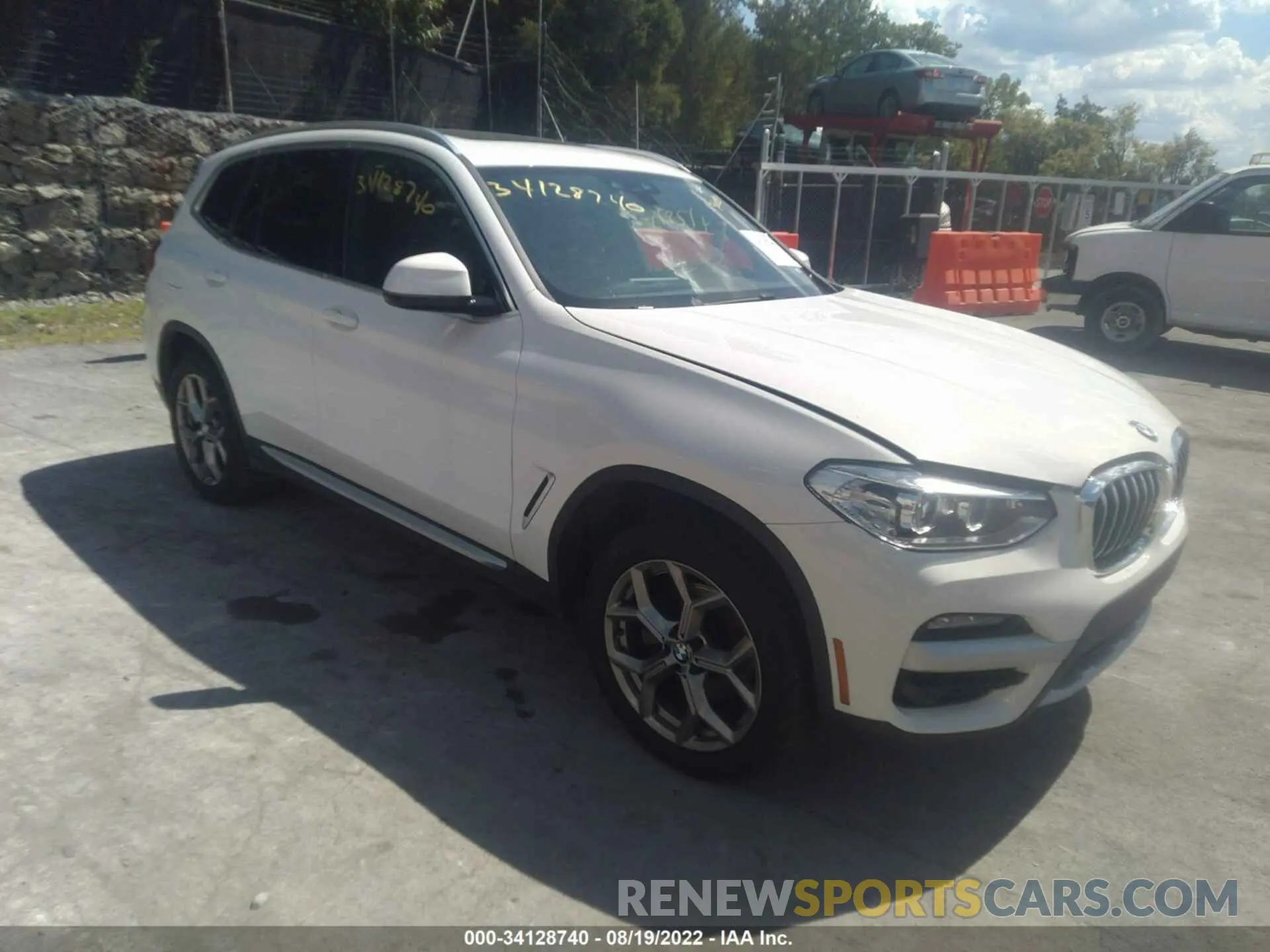 1 fotografías del automóvil dañado 5UXTY5C05M9F59335 BMW X3 2021