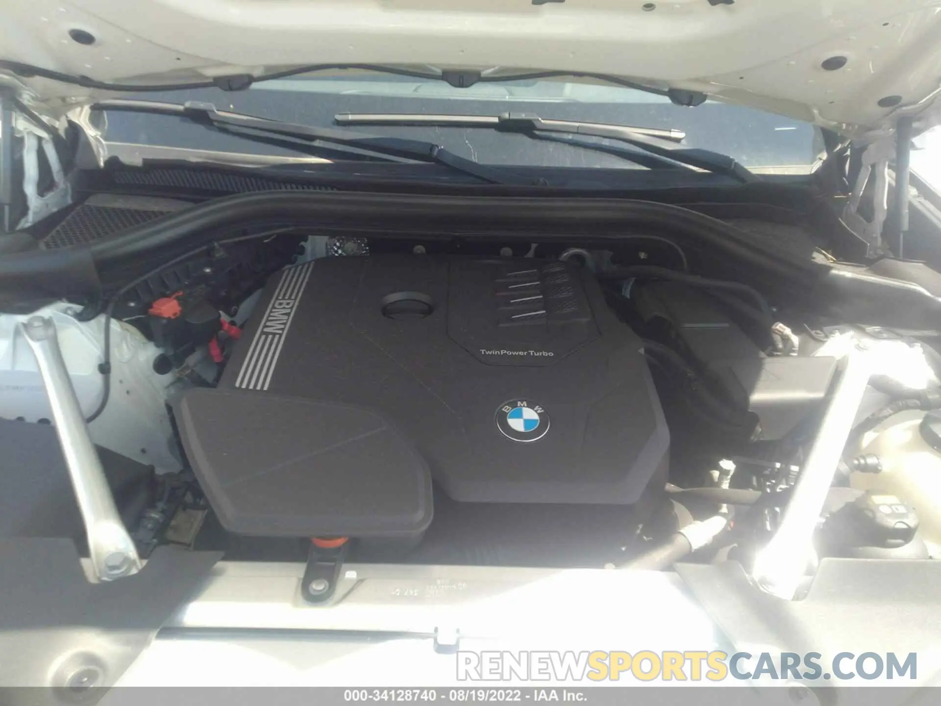 10 fotografías del automóvil dañado 5UXTY5C05M9F59335 BMW X3 2021