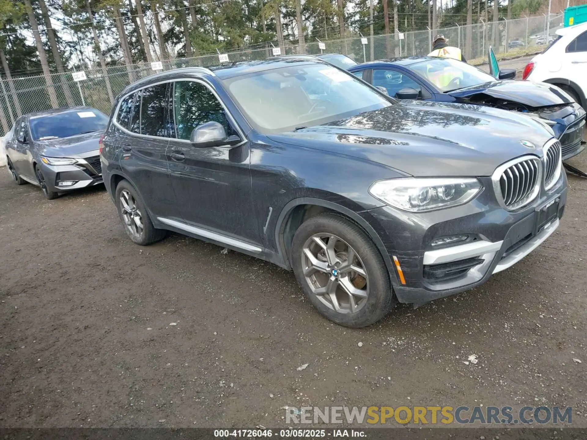 1 fotografías del automóvil dañado 5UXTY5C05M9F66561 BMW X3 2021