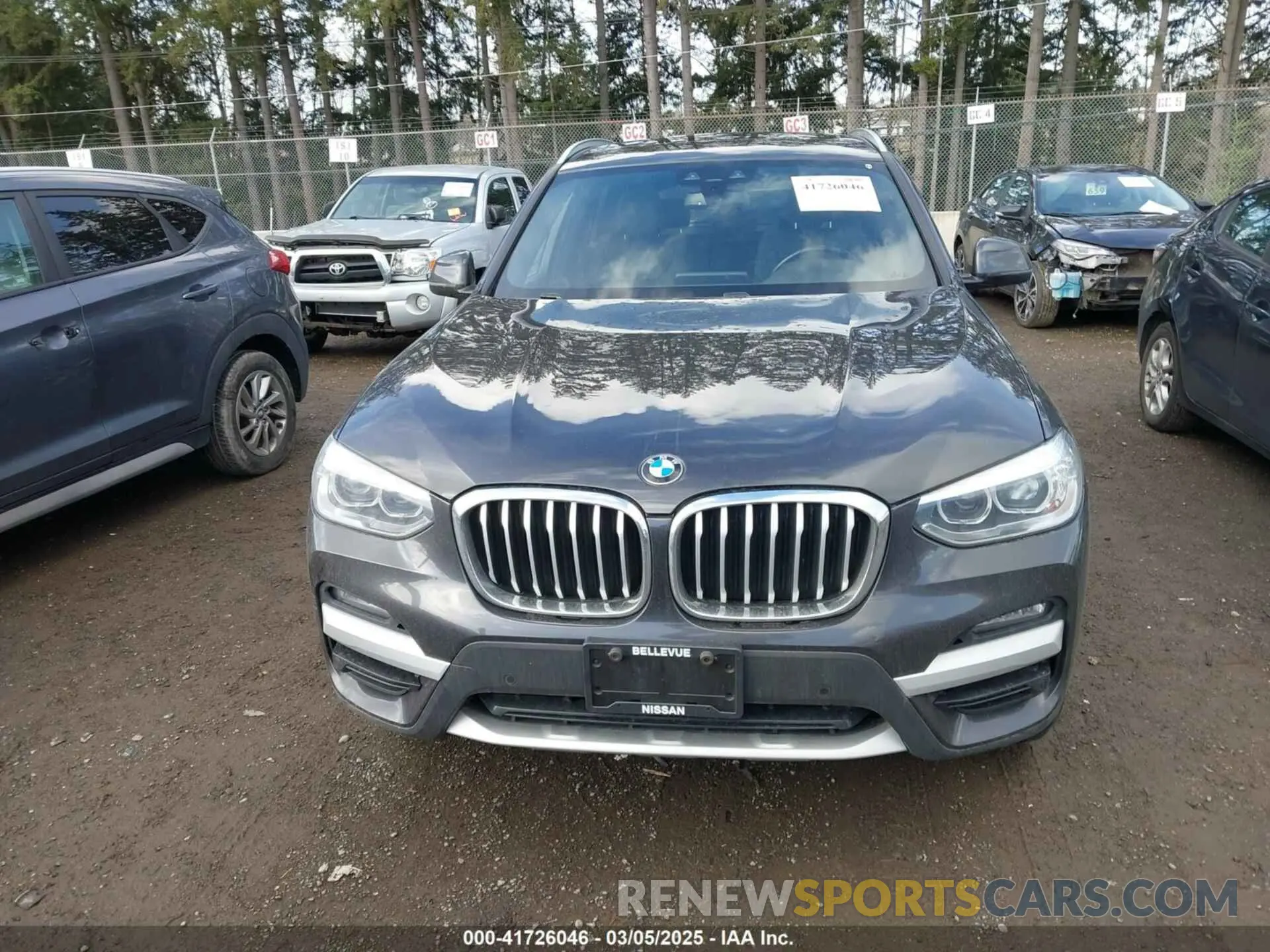 12 fotografías del automóvil dañado 5UXTY5C05M9F66561 BMW X3 2021