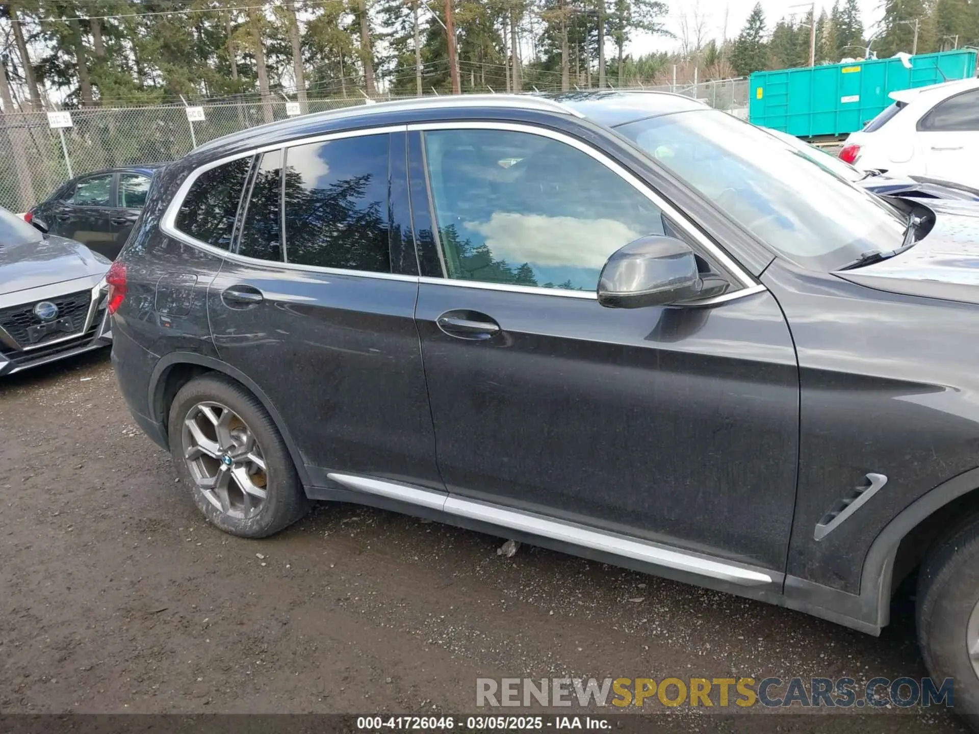 13 fotografías del automóvil dañado 5UXTY5C05M9F66561 BMW X3 2021