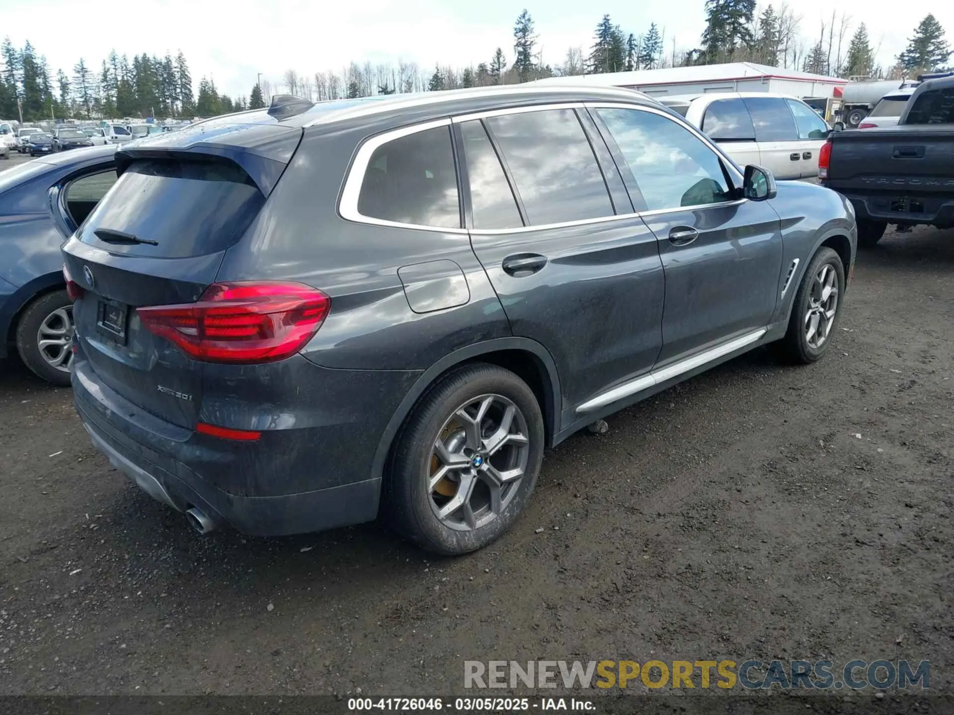 4 fotografías del automóvil dañado 5UXTY5C05M9F66561 BMW X3 2021