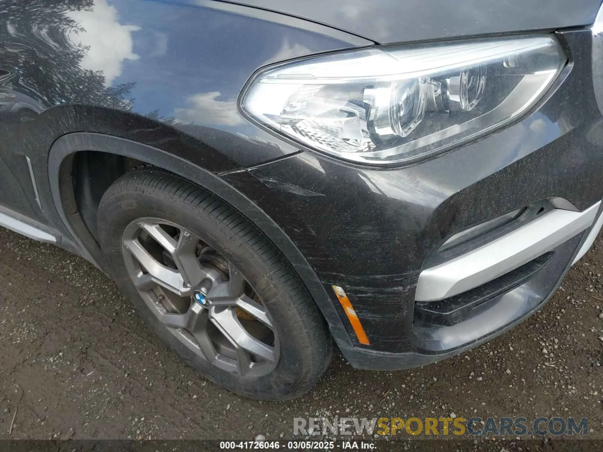 6 fotografías del automóvil dañado 5UXTY5C05M9F66561 BMW X3 2021