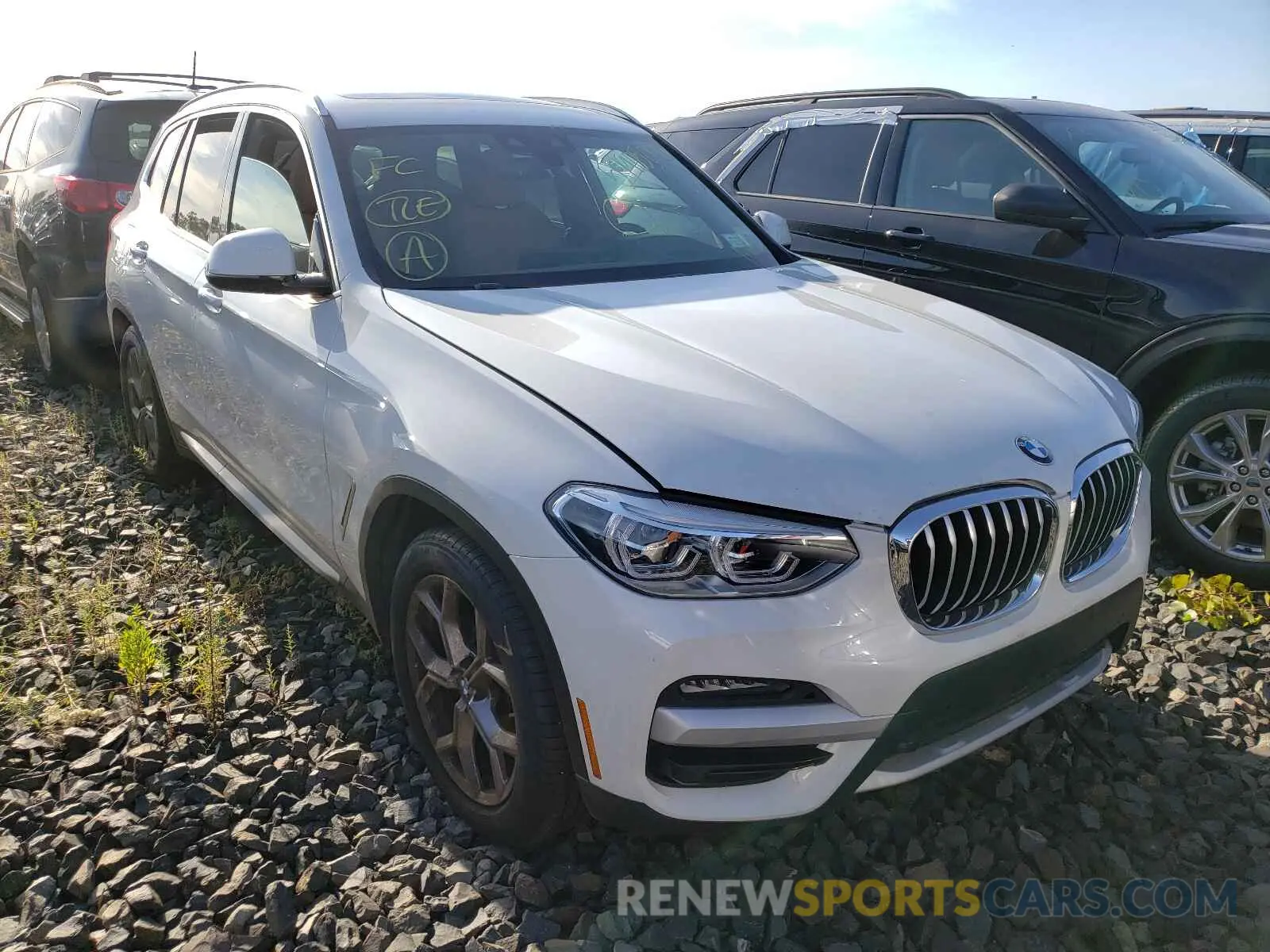 1 fotografías del automóvil dañado 5UXTY5C05M9F93209 BMW X3 2021