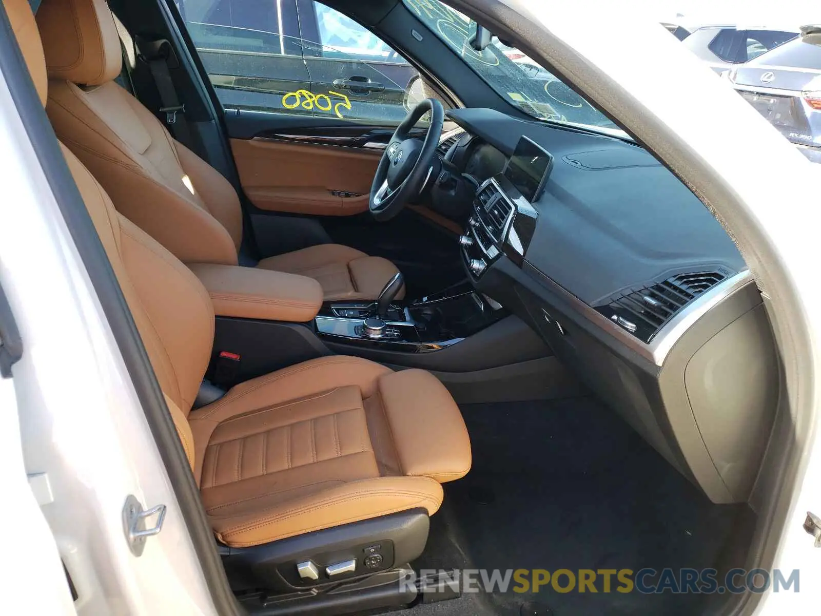 5 fotografías del automóvil dañado 5UXTY5C05M9F93209 BMW X3 2021