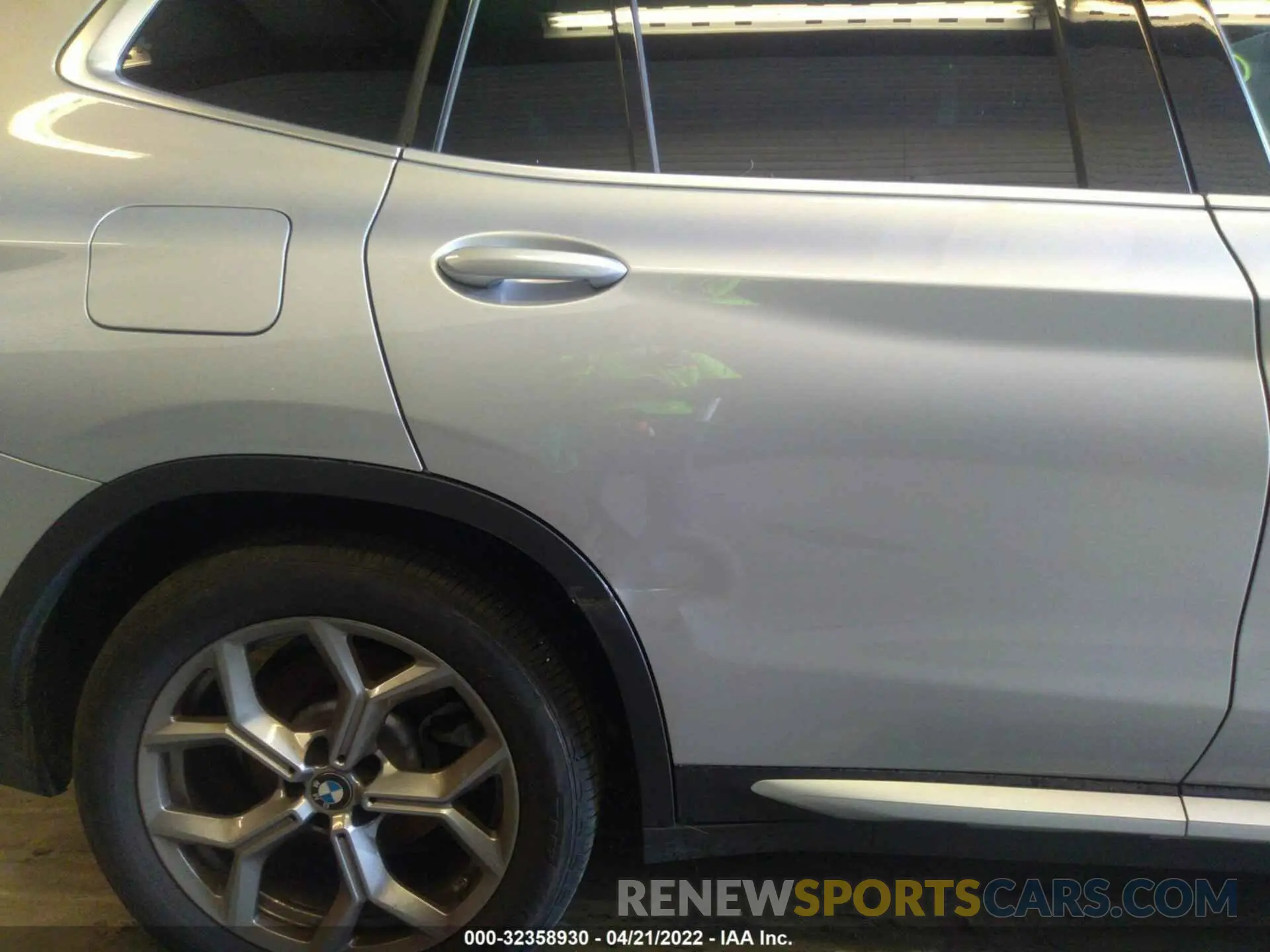 6 fotografías del automóvil dañado 5UXTY5C05M9F95820 BMW X3 2021